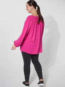 Haven Lauder Blouse Azalea