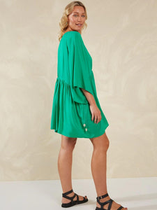 Haven Lipari Relaxed Dress Verde