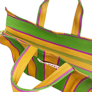 Dos Ombre Bengali Bag 059 Yellow + Green Stripe
