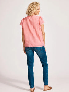 Eb + Ive Orsula Button Top Cameo