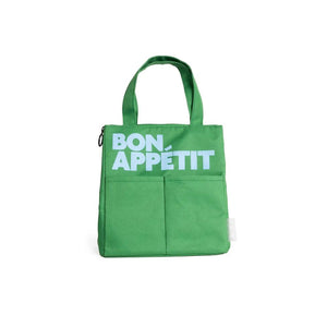 Helio Ferretti Bon Appétit Lunch Bag Bottle Green