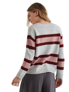 LD & Co Lofty Stripe Jumper Marl