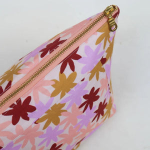 Mosey Me Cosmetic Case Peach Floral