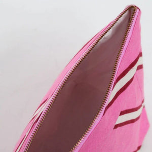 Mosey Me Cosmetic Case Raspberry Stripe