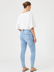 Eb + Ive Junko Denim Jeans Cape Blue