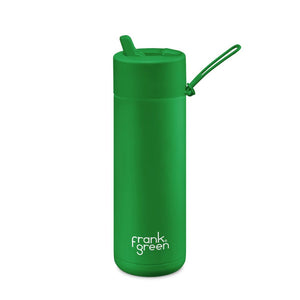 Frank Green 20oz Reusable Bottle Straw Evergreen