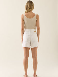 Isle Of Mine Duke Denim Shorts Salt