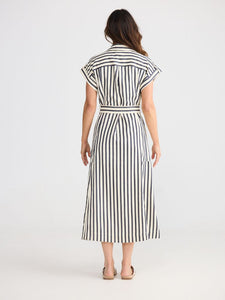Brave + True Portia Dress Navy Stripe