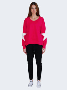 3rd Story Peyton Twin Star Sweater Pink Flash