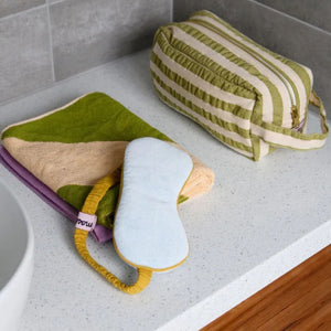 Mosey Me Hand Towel Pistachio Stripe