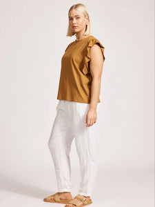 Eb + Ive Francia Frill Tank Caramel