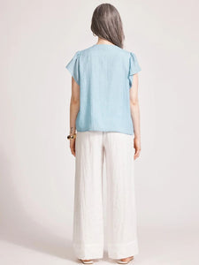 Eb + Ive Orsula Button Top Nimbus