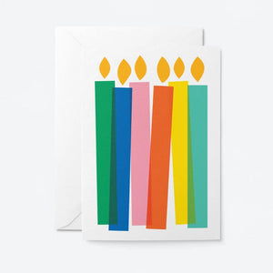 Graphic Factory Birthday Candles Card