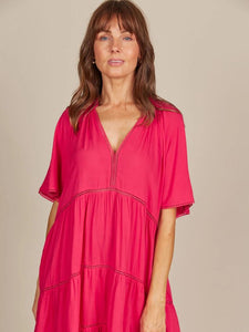 Isle Of Mine Esme Dress Raspberry