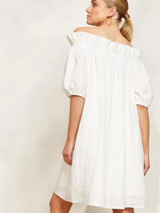 Eb + Ive  Halcyon Ruched Dress Opal