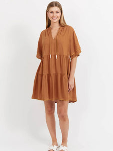 Haven Haiti Dress Tan