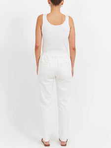 Haven Dalton Denim Pant White