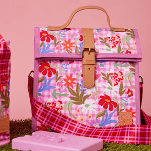 The Somewhere Co Lunch Satchel Flowerburst