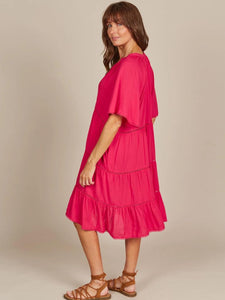 Isle Of Mine Esme Dress Raspberry