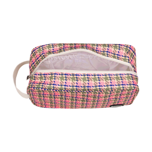 Kollab Travel Bag Pink Houndstooth