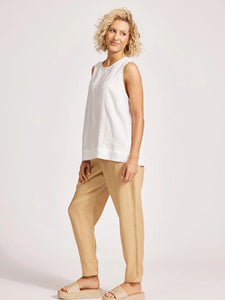 Eb + Ive Miramar Tank Top White