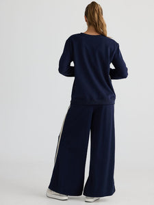 Homelove Goodwood Zip Sweater Navy