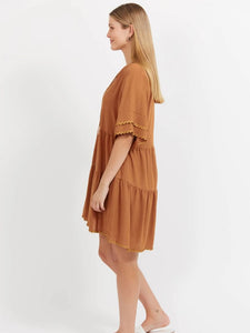 Haven Haiti Dress Tan