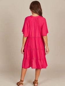 Isle Of Mine Esme Dress Raspberry