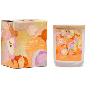 Frankie Gusti Artist Series Candle Sweet Peach + Lychee