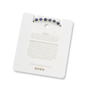 Palas Lapis Lazuli Aura of Gold Gem Bracelet