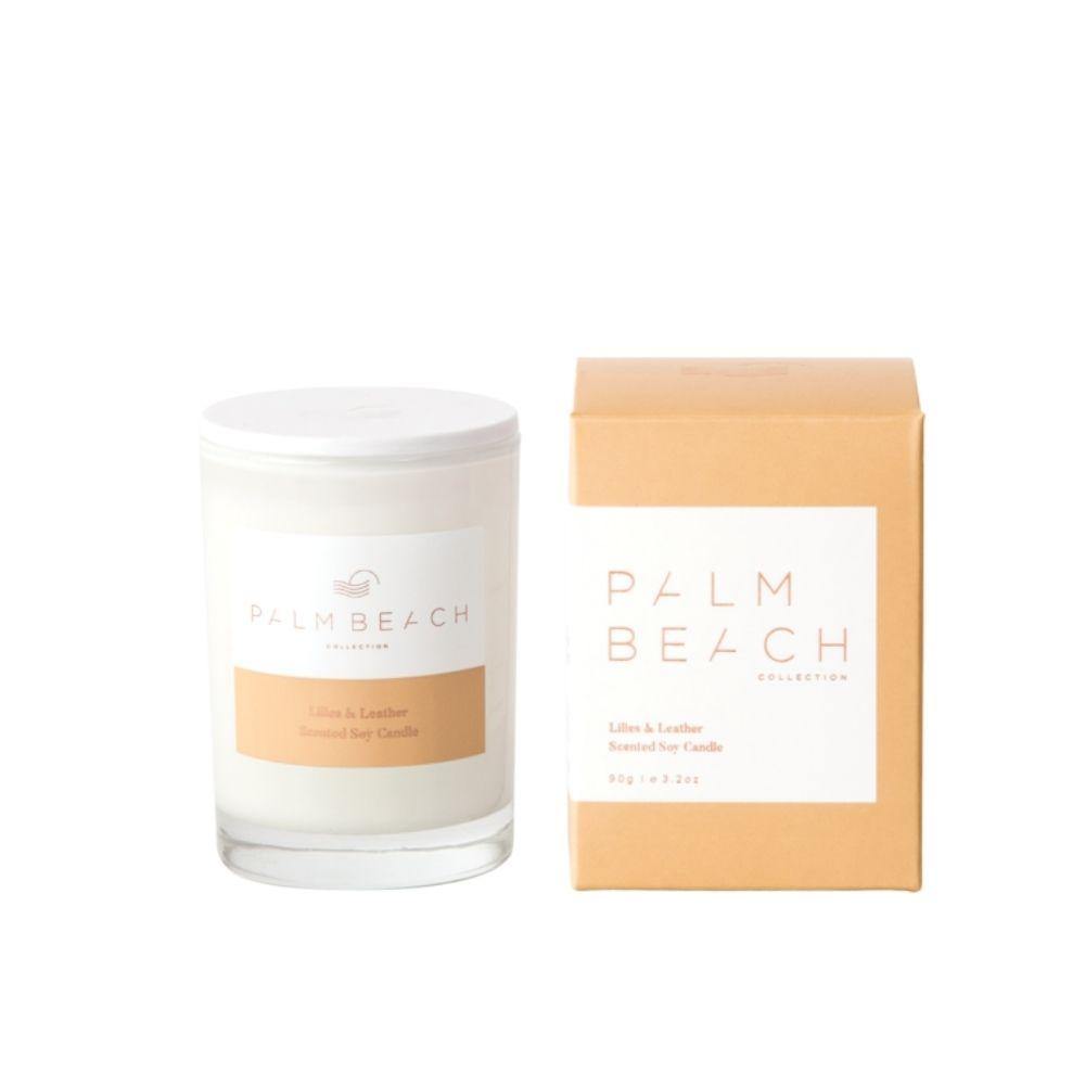 Palm Beach Mini Candle Lillies and Leather - 5Five7Five